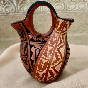 Handmade Ceramic Decorative Wedding Vase 
From Costa Rica
